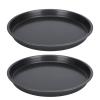 2Pcs Baking Tray for Pizza, NonStick Aluminum Pizza Dish 6/9/10/12in Deep Pizza Baking Tray, for Pizza Making, Oven Baking Tray(12 inches) view 1