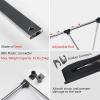 YSCMX Pull Down The Closet Rail Closet Rail Closet Rail Closet Lifting Hanger Rail Heavy-Duty Steel Rod, Saving Space, Used for Bedroom Closet Hanging Clothes-can Bear 45 pounds (Size : 510-660mm) view 4