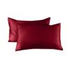 1PCS Pillowcase Satin Silk Pillowcase Lightweight Super Soft Excellent Quality for Pillow with Envelope Closure 48 x 74cmRed Wine view 1