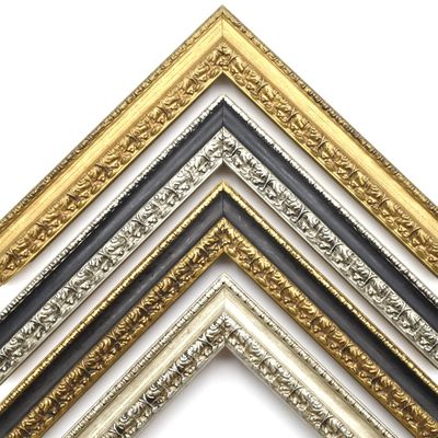 Spanish Antique Picture Frame, Victorian Style Frame, Frames for Wall Art, Decorative Photo Frame, Gold, Silver, Black, Custom Wood Frame (10 x 16, Gold & Black)