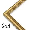 Spanish Antique Picture Frame, Victorian Style Frame, Frames for Wall Art, Decorative Photo Frame, Gold, Silver, Black, Custom Wood Frame (10 x 16, Gold & Black) view 2