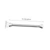 1pc Shower Curtain Rod No Drilling Multipurpose Stainless Steel Tension Pole for Bathroom Balcony and Closet Fits Easy Installation Punch Design Style view 2