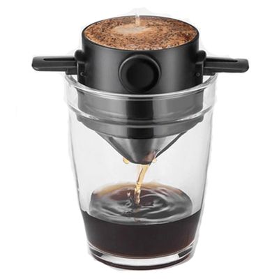 Littlepa Coffee Dripper Stainless Steel Slow Drip Coffee Filter Reusable Single Coffee Maker
