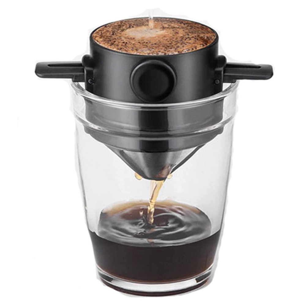 Littlepa Coffee Dripper Stainless Steel Slow Drip Coffee Filter Reusable Single Coffee Maker
