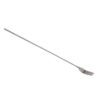 VBESTLIFE Telescopic Fork, Extendable Long Handle, Stainless Steel, 1 Piece, Fork, 8.725.4in