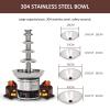 AIZYR Chocolate Fondue Waterfall Machine - Automatic Chocolate Melter Warmer for Party Wedding Birthday Christmas (Works 12Hours Continuously),4 Tier,220V view 4
