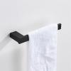 LUOFDCLDDD Bathroom Hardware Set Black Robe Hook Towel Rail Towel Rack Tower Bar Shelf Tissue Paper Holder Bathroom Accessories Wall Mount Assist Bath Handle/3 Piece Bathroom Set view 2