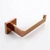 LUOFDCLDDD 1Pcs Rose Gold Wall-Mounted Stainless Steel Clothes Hook Toilet Paper Holder Towel Bar Kitchen Facilities Bathroom Accessories Assist Bath Handle/4 Piece Set view 4