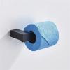 LUOFDCLDDD Bathroom Hardware Set Black Robe Hook Towel Rail Towel Rack Tower Bar Shelf Tissue Paper Holder Bathroom Accessories Wall Mount Assist Bath Handle/Single Towel Rail view 4