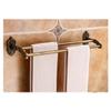 ZTBH Bathroom Hardware Sets Bath Hardware Sets, Towel Rack, Paper Holder, Toilet Brush Holder, Hooks Bathroom Hardware Towel Set (Color : Towel Bar Double) view 1
