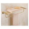 ZTBH Bathroom Hardware Sets Bathroom Hardware Set, Paper Holder, Corner Shelf, Towel Rack, Toilet Brush Holder Bathroom Hardware Towel Set (Color : Towe Rack 50cm) view 1