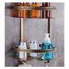 ZTBH Bathroom Hardware Sets Bath Hardware Sets, Towel Rack, Paper Holder, Toilet Brush Holder, Hooks Bathroom Hardware Towel Set (Color : Corner Shelf 2) view 1
