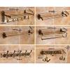 ZTBH Bathroom Hardware Sets Bath Hardware Sets, Towel Rack, Paper Holder, Toilet Brush Holder, Hooks Bathroom Hardware Towel Set (Color : Corner Shelf 2) view 2