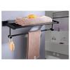 ZTBH Bathroom Hardware Sets Bathroom Hardware Set, Towel Rail, Paper Holder, Towel Bar, Toilet Brush Holder Bathroom Hardware Towel Set (Color : Towel Rack) view 1