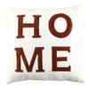 The Lakeside Collection Sentiment Sherpa Accent Pillows - Chocolate Home view 1