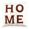 The Lakeside Collection Sentiment Sherpa Accent Pillows - Chocolate Home view 2