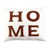 The Lakeside Collection Sentiment Sherpa Accent Pillows - Chocolate Home view 4