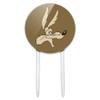 Acrylic Looney Tunes Wile E. Face Cake Topper Party Decoration for Wedding Anniversary Birthday Graduation view 1