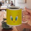 Looney Tunes Tweety Face Ceramic Coffee Mug, Novelty Gift Mugs for Coffee, Tea and Hot Drinks, 11oz, White view 4