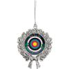 Archery Target Field 3D Merry Christmas Tree Ornament Wreath Design Personalized Choose Your Text view 1