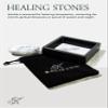 KALIFANO Howlite Palm Stone with Healing & Calming Effects - High Energy Howlita with Information Card - Reiki Worry Crystal Used for Wisdom (Family Owned and Operated) view 2