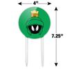 Acrylic Looney Tunes Marvin Face Cake Topper Party Decoration for Wedding Anniversary Birthday Graduation view 2