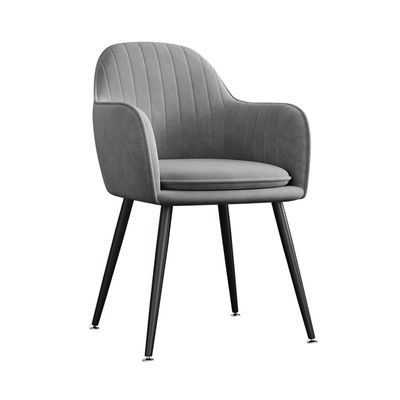 ZAIHW Northern Europe Dressing Chair Modern Vanity Seat Makeup Stool with Black Metal Legs for Dressing Table Stool,Shoes Bench in Living Room Bedroom(Pink,no Pillow)