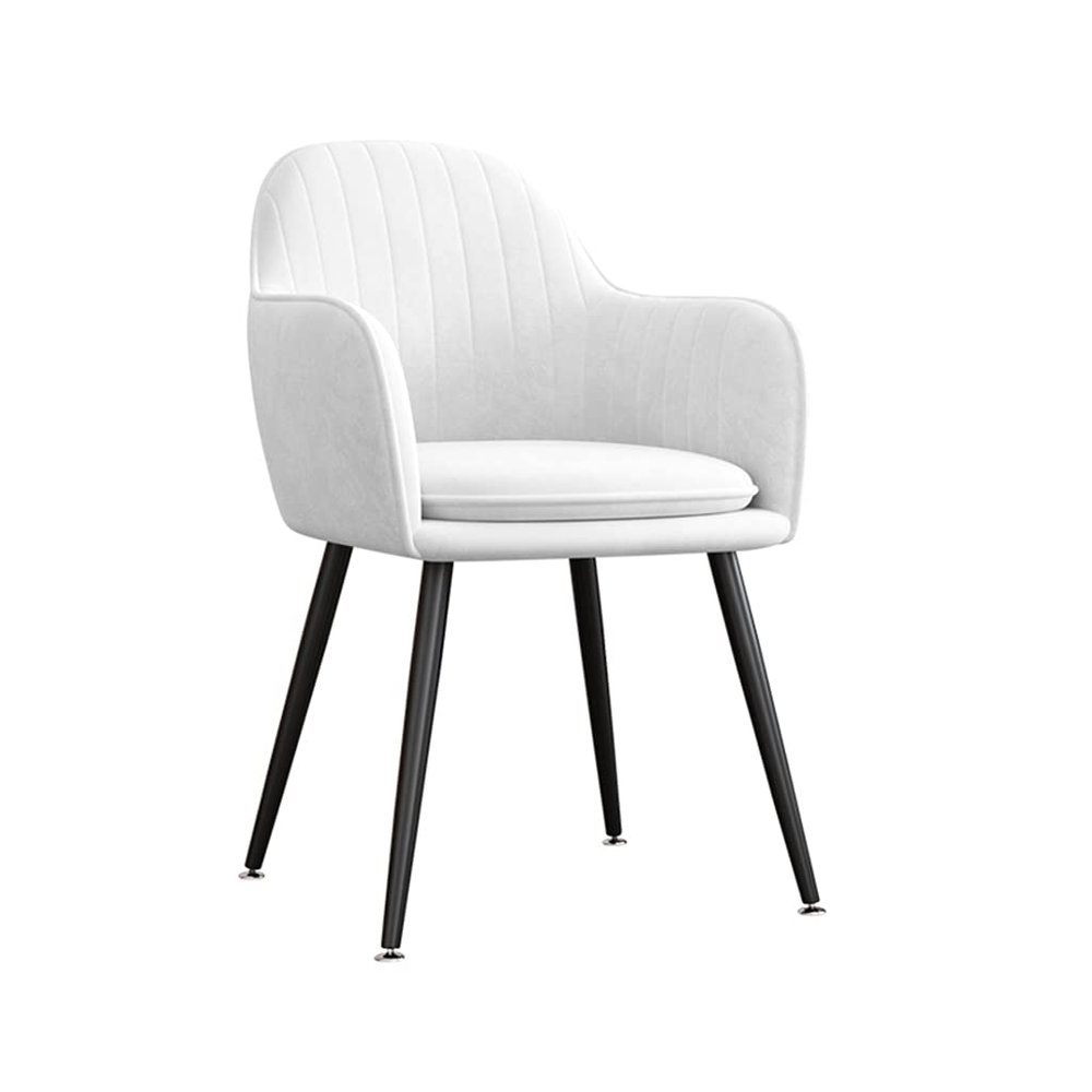 ZAIHW Northern Europe Dressing Chair Modern Vanity Seat Makeup Stool with Black Metal Legs for Dressing Table Stool,Shoes Bench in Living Room Bedroom(Pink,no Pillow)