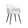 ZAIHW Northern Europe Dressing Chair Modern Vanity Seat Makeup Stool with Black Metal Legs for Dressing Table Stool,Shoes Bench in Living Room Bedroom(Pink,no Pillow) view 1
