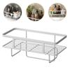 DOITOOL Bathroom Shelf over Toilet Easy Install Home Sundry Rack Non-punching Design view 3