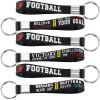 Junkin 24 Pieces Football Party Favors Football Silicone Keychains Gift Senior Night Game Accessories Party Supplies view 1