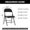 AlGaiety Spandex Chair Covers, 50PCS Washable Removable Stretch Covers for Living Room Folding Chairs, Parties, Banquets, Weddings, Hotels (White) view 2