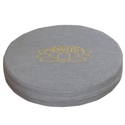 Round Pouf, Yoga Mats Linen Cotton Futons Removable and Washable Suitable for Bay Windows Guest Houses Inns Etc,Gray,6x60cm