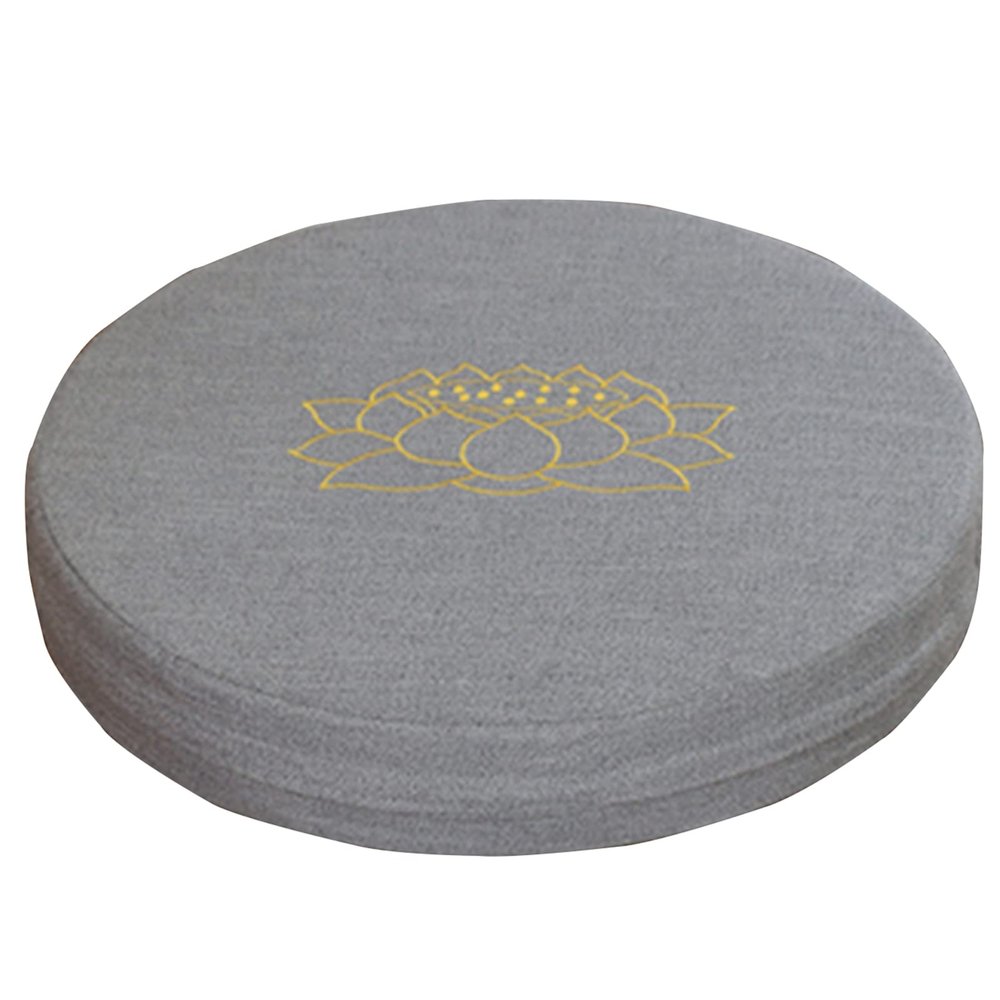 Round Pouf, Yoga Mats Linen Cotton Futons Removable and Washable Suitable for Bay Windows Guest Houses Inns Etc,Gray,6x60cm