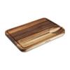 Cole & Mason Berden Large Chopping & Carving Board - Wood Cutting Board - Chopping Board with Juice Channel for Meats, Vegetables and Fruits - Reversible Serving Platter - Acacia, 18.5" x 13.5" view 1