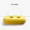 ESGT Ischial Tuberosity Seat Cushion with Two Holes for Sitting Bones-Washable & Breathable Cover Travelling,Reading,Home,Office, Yellow view 4
