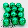12 Pack 70mm 2.75" Shiny Forest Green with Wire and UV Coating view 1