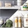 BINO | Plastic Storage Bins, Large - 12 Pack | THE HANDLER COLLECTION | Multi-Use Organizer Bins | Built-In Handle | BPA-Free | Pantry Organization | Home Organization | Fridge Organizer | Freezer Org view 4