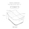 BINO | Plastic Storage Bins, X-Small - 24 Pack | THE SOHO COLLECTION | Multi-Use Organizer Bins | Built-in Handles | BPA-Free | Pantry Organization | Home Organization | Fridge Organizer | Freezer Org view 3