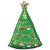 Anagram 24" Festive Christmass Tree (Xmas) / Winter Party Decoration Celebration Supply Mylar Foil Helium Balloon view 1