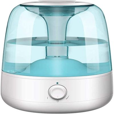 SMSOM Cool Mist Humidifier, Humidifiers for Bedroom, 4L Air Humidifiers for Large Room, Ultrasonic Cool Mist Humidifiers for Baby, 12H Work Time, White