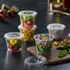 Pantry Value 5.5 oz Jello Shot Cups with Lids [200 Count] Clear Disposable Plastic Portion Containers for Snacks, Sides, Meal Prep & Sauces - Durable, Stackable, Leak-Resistant view 4