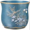 Popular Bath 942668 Capri, Waste Basket, Slate Blue view 1