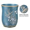 Popular Bath 942668 Capri, Waste Basket, Slate Blue view 4