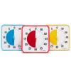 Time Timer 8 Inch Learning Center Classroom Set  60 Minute Visual Timer for Kids with Dry Erase Activity Cards for Kids Classroom, Learning Centers and Teachers Desk Clock, Primary (3-Pack) view 1