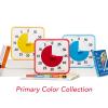 Time Timer 8 Inch Learning Center Classroom Set  60 Minute Visual Timer for Kids with Dry Erase Activity Cards for Kids Classroom, Learning Centers and Teachers Desk Clock, Primary (3-Pack) view 3
