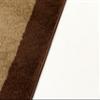 Custom Size Runner Rug Solid Border Design Roll Runner 25 Inch Wide x Your Length Size Choice Slip Skid Resistant Rubber Back Cut to Size (Beige Brown, 16 ft x 25 in) view 2
