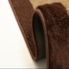Custom Size Runner Rug Solid Border Design Roll Runner 25 Inch Wide x Your Length Size Choice Slip Skid Resistant Rubber Back Cut to Size (Beige Brown, 16 ft x 25 in) view 4