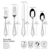 Fitz & Floyd Fitz and Floyd Everyday Bistro Classic Silverware 45piece service for eight,Gray,5266453 view 2