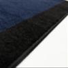 Custom Size Runner Rug Solid Border Design Roll Runner 25 Inch Wide x Your Length Size Choice Slip Skid Resistant Rubber Back Cut to Size (Navy Blue Black, 16 ft x 25 in) view 2